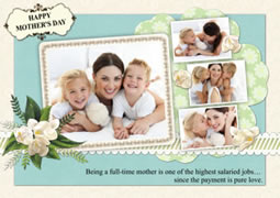 greeting card template for great Mother's Day