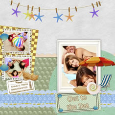 travel photo scrapbook